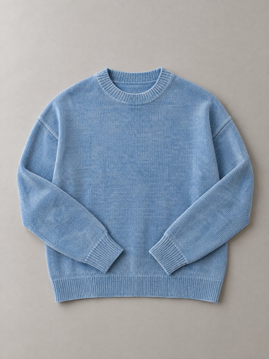 Sky-blue boxy crew, 5 GG, Madinaple Fashion Craft Ltd.